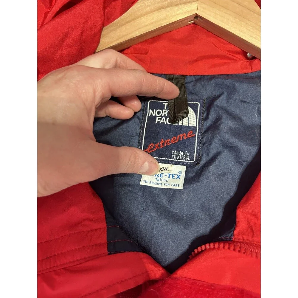 Vintage The North Face Extreme Jacket Mens 2XL Red Gore Tex Ski Shell 80s